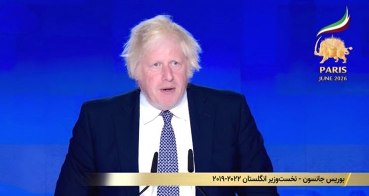 گردهمایی جهانی ایران آزاد در پاریس ـ ۳۰ خرداد ۱۴۰۵ ـ سخنرانی بوریس جانسون